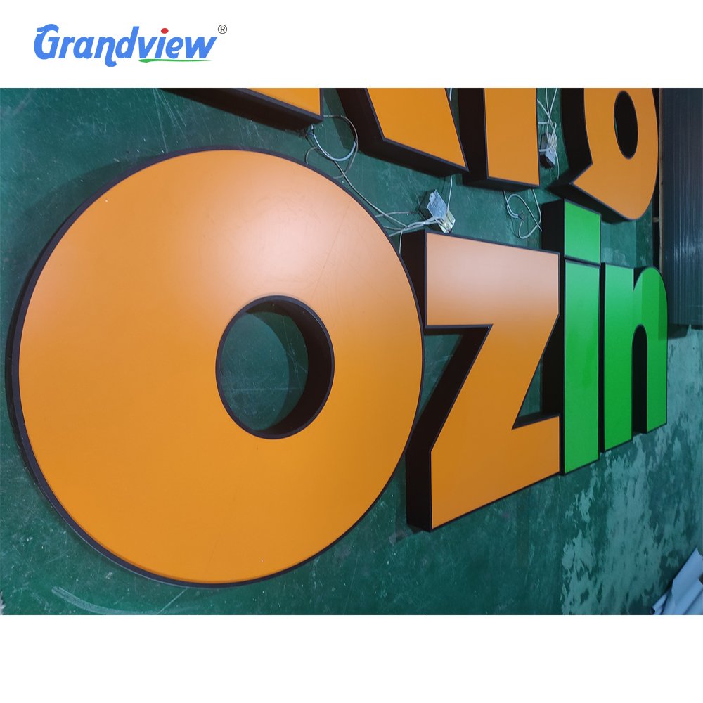 Outdoor Led Retail Storefront Light Sign Wall Mounted Custom 3d logo Sign Front Light Led Channel Letter Sign for Shop