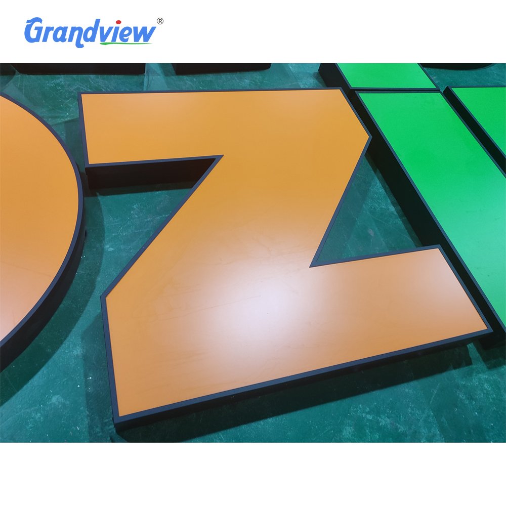 Outdoor Led Retail Storefront Light Sign Wall Mounted Custom 3d logo Sign Front Light Led Channel Letter Sign for Shop
