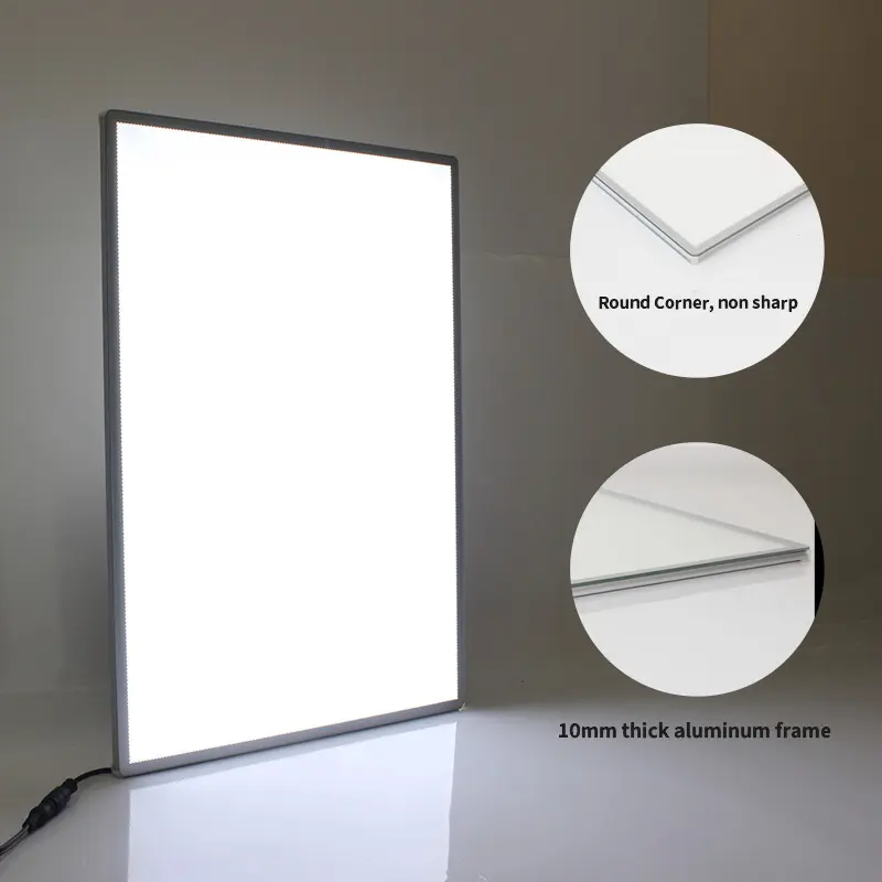Illuminated Led Menu Backlit Advertising Order Food Advertising Light Frame Light Box