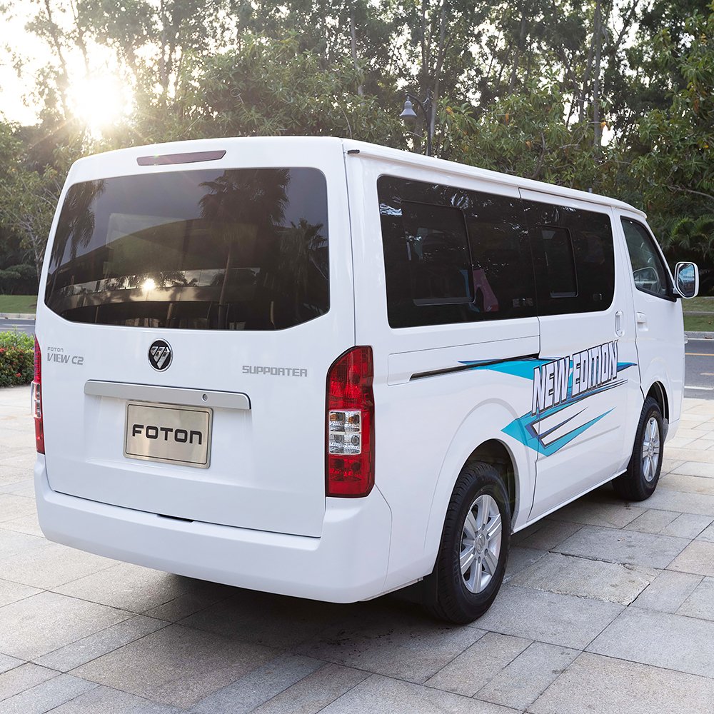 Mini Bus Diesel Engine Euro V New 15 Seats Foton View G7 4X2 Minibus Foton C2 2025 Passenger Flat Top Van