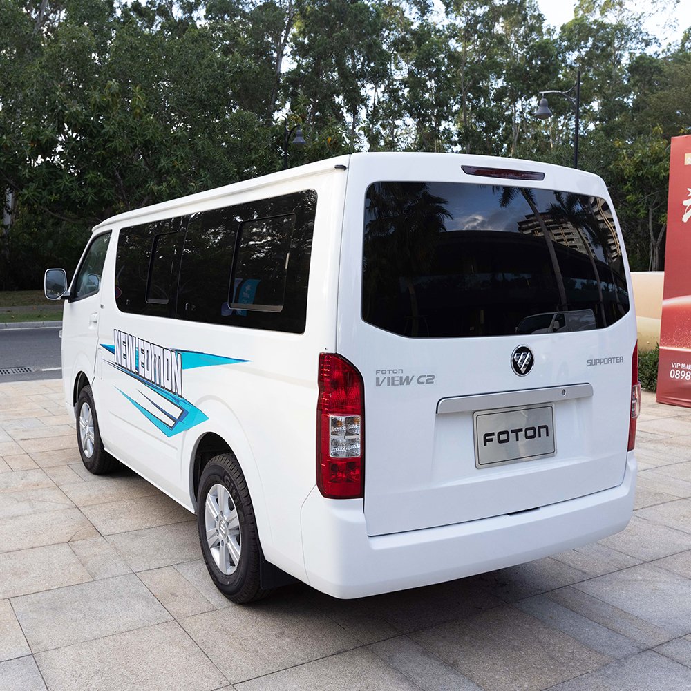 Mini Bus Diesel Engine Euro V New 15 Seats Foton View G7 4X2 Minibus Foton C2 2025 Passenger Flat Top Van