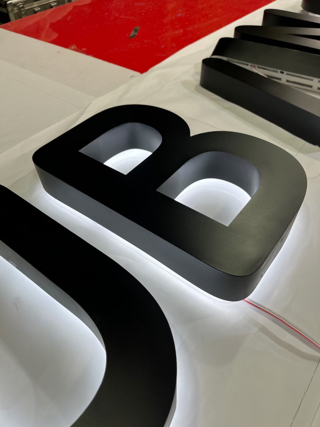 Custom Led Backlit Letters Stainless Steel Letter Sign 3d Led Sign Aluminum Sign for Shop