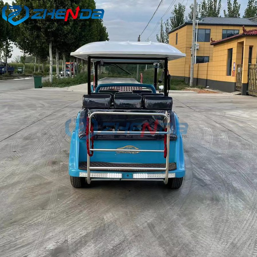 Classic Vintage Electric Sightseeing Bus Cart Retro Cars for Sale Wholesale Price Classic Carts