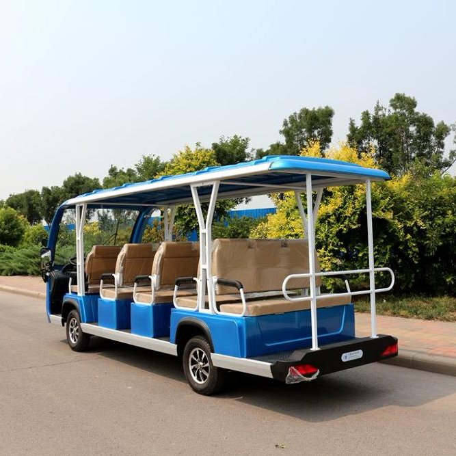 4 Wheel Electric Sightseeing 14 Passengers Mini Bus with Great Price