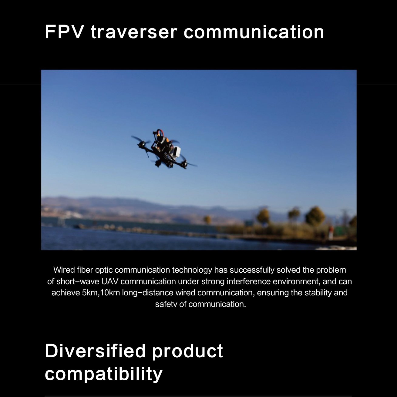FPV Drone Optical Fiber Kit Flight Distance 2KM 3KM 5KM 10KM for Connector for Uav Accessories FPV Drone