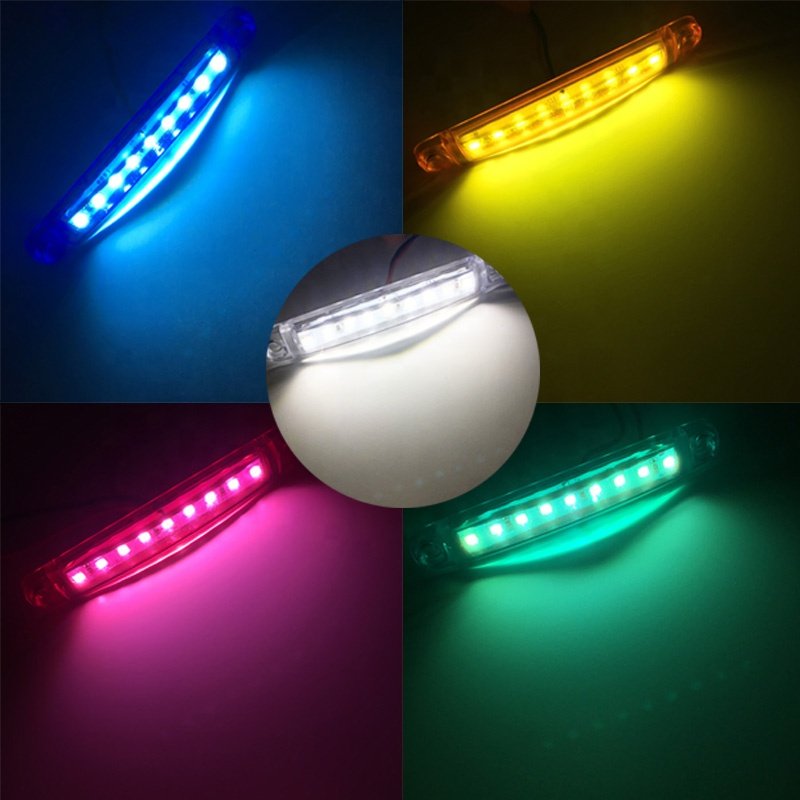 24V Trailer Light Warning Rear Side Car External Light Auto Car Bus Truck Lorry Side Marker Indicator LED Truck Light