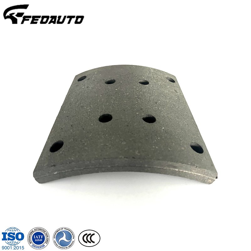 Customized Truck Brake Lining 19187 RN/104/1 Rear Brake Lining for Magnum Premium