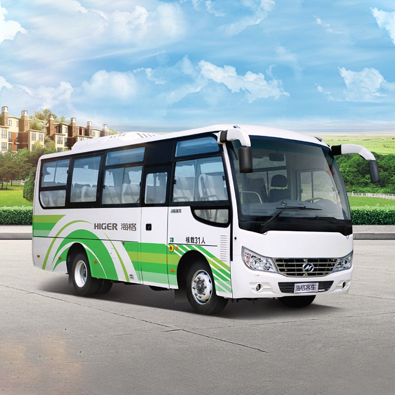 Chinese Brand New 7.5 m 31 Seats Higer Passenger Bus Commuter Bus Coach Bus