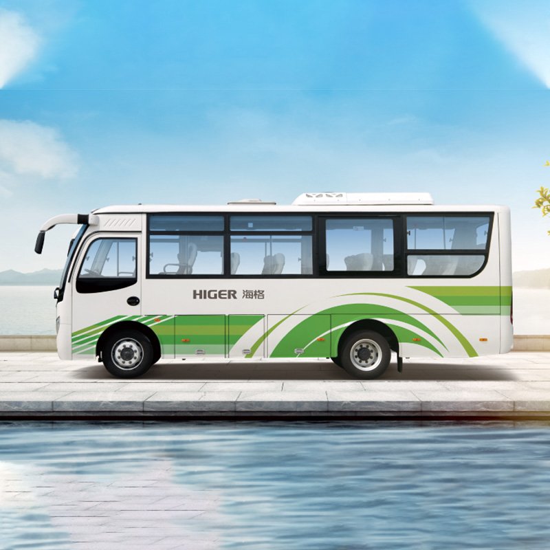 Chinese Brand New 7.5 m 31 Seats Higer Passenger Bus Commuter Bus Coach Bus