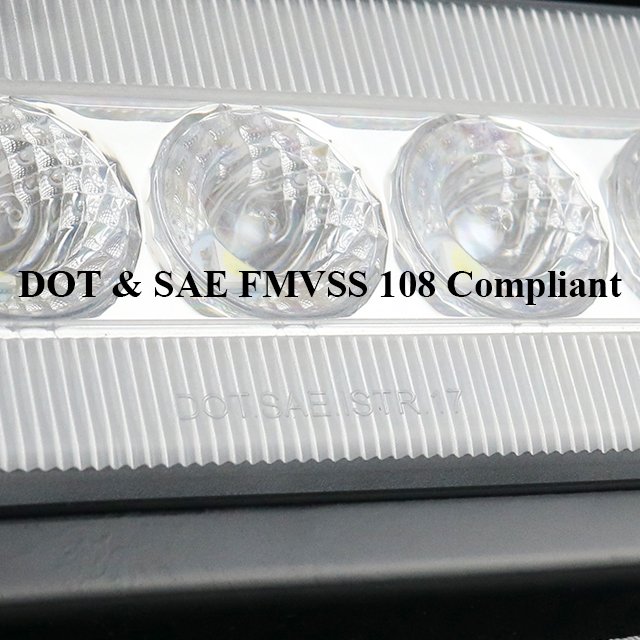 Universal 12v 24v Rubber Grommet Mount High Brightness LED Tail Stop Reverse Light Lamp for Truck Bus Van Car