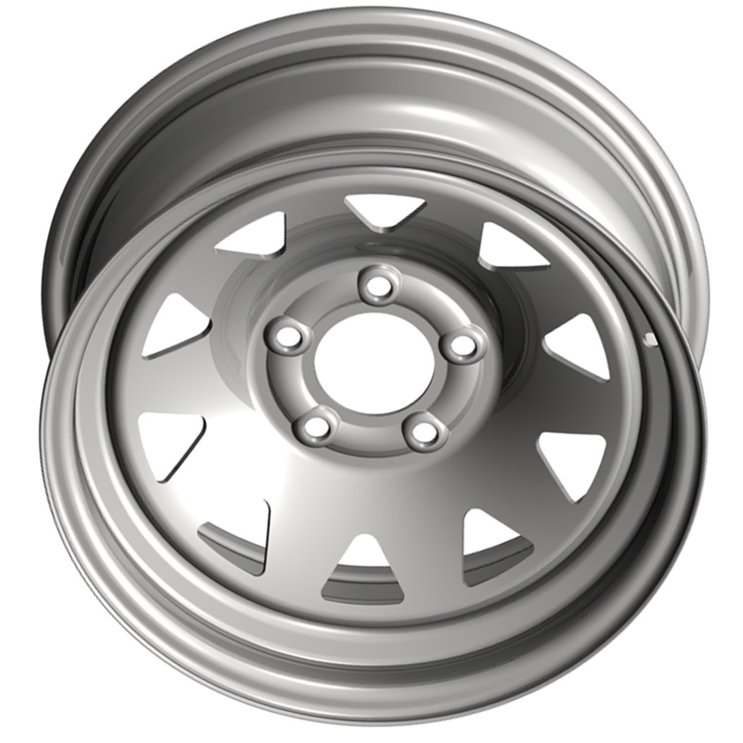 Car Wheel 16 Inch 5 Holes 6x55 Jj Steel Ri6*15 Steel Rim 16x5 Wheel Rim Factory in China