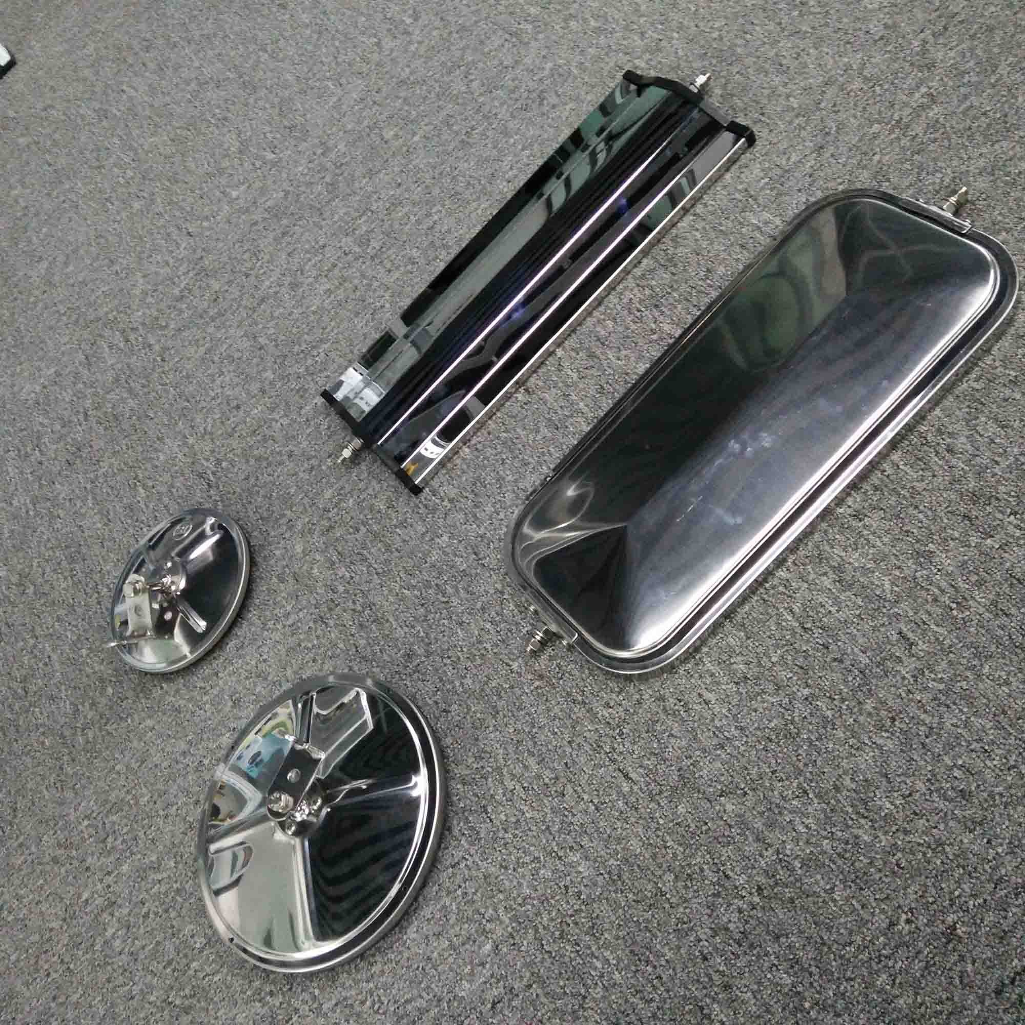 HV-RM03 Truck Spare Parts Rearview Mirror 147/8*713/16 Flat&small Convex Glass Mirror