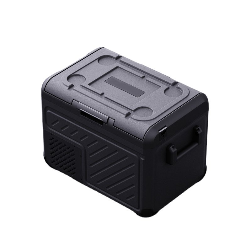High Performance 12v Mobile Freezer Box 40L Car Compressor Fridge With Wheel for Vehicle Camping Refrigerator Frozen Box