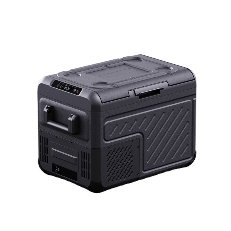 High Performance 12v Mobile Freezer Box 40L Car Compressor Fridge With Wheel for Vehicle Camping Refrigerator Frozen Box