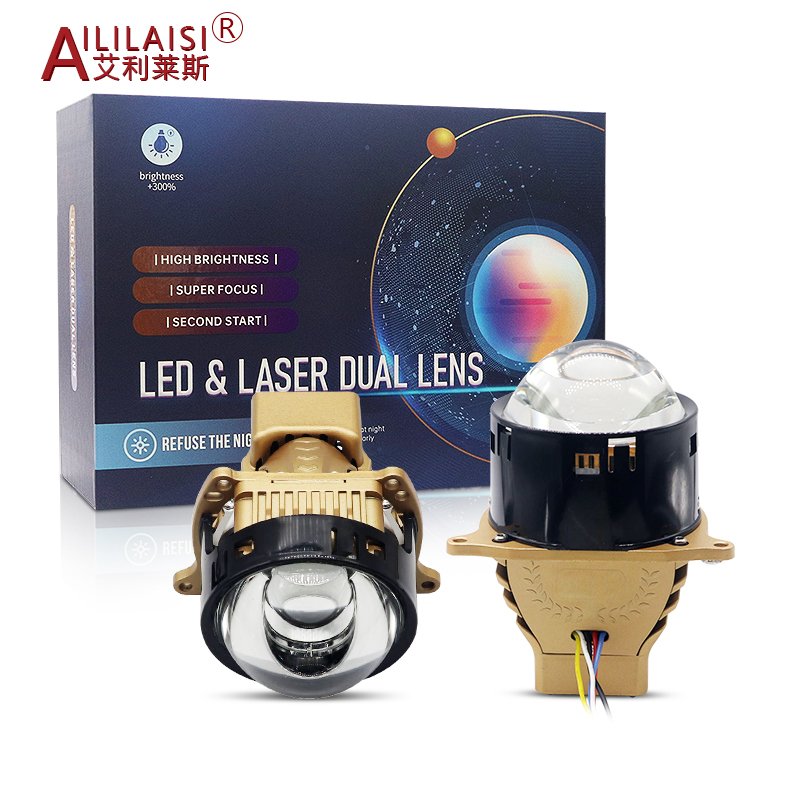 Factory Customization 65W High Power Bi Led Projector Lenses Light for Car 3.0inch H4 H7 H11 Led Headlights Lens Car Accessories