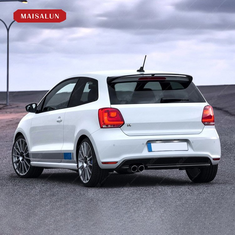 WRCstyle Body Kit Polo Facelift for Volkswagon Polo Upgrade to WRC Body Kit With Front Bumper Side Skirts Diffuser