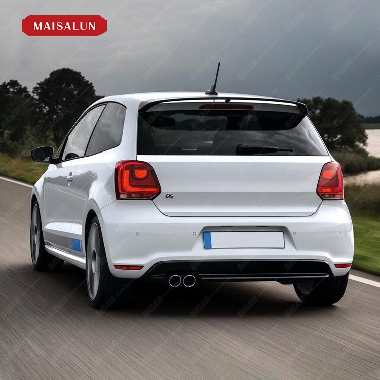 WRCstyle Body Kit Polo Facelift for Volkswagon Polo Upgrade to WRC Body Kit With Front Bumper Side Skirts Diffuser