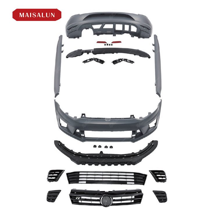WRCstyle Body Kit Polo Facelift for Volkswagon Polo Upgrade to WRC Body Kit With Front Bumper Side Skirts Diffuser