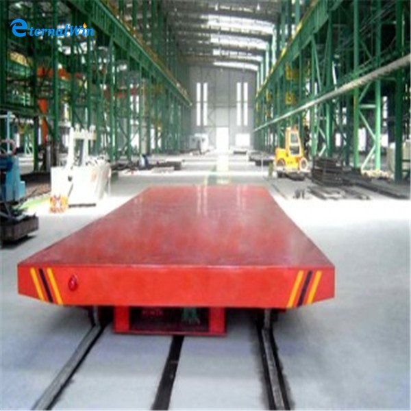 30T Warehouse Used Material Transferring Electric Transport Flat Carriage Cart
