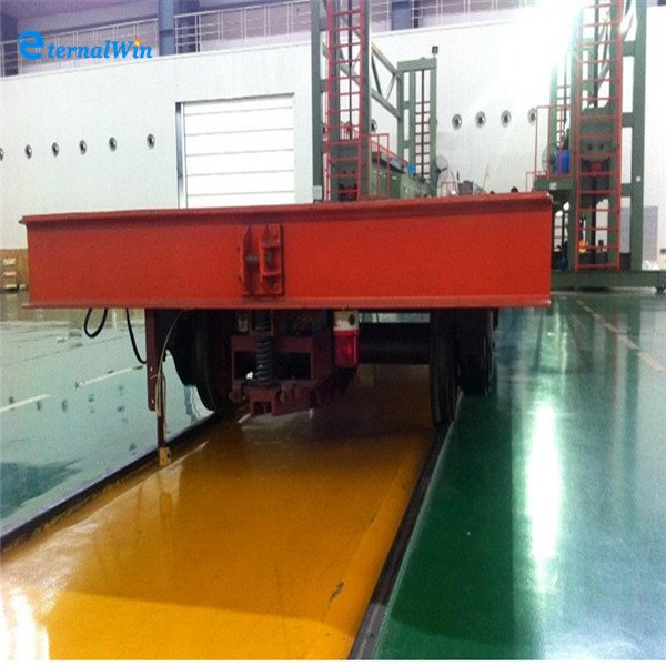 30T Warehouse Used Material Transferring Electric Transport Flat Carriage Cart