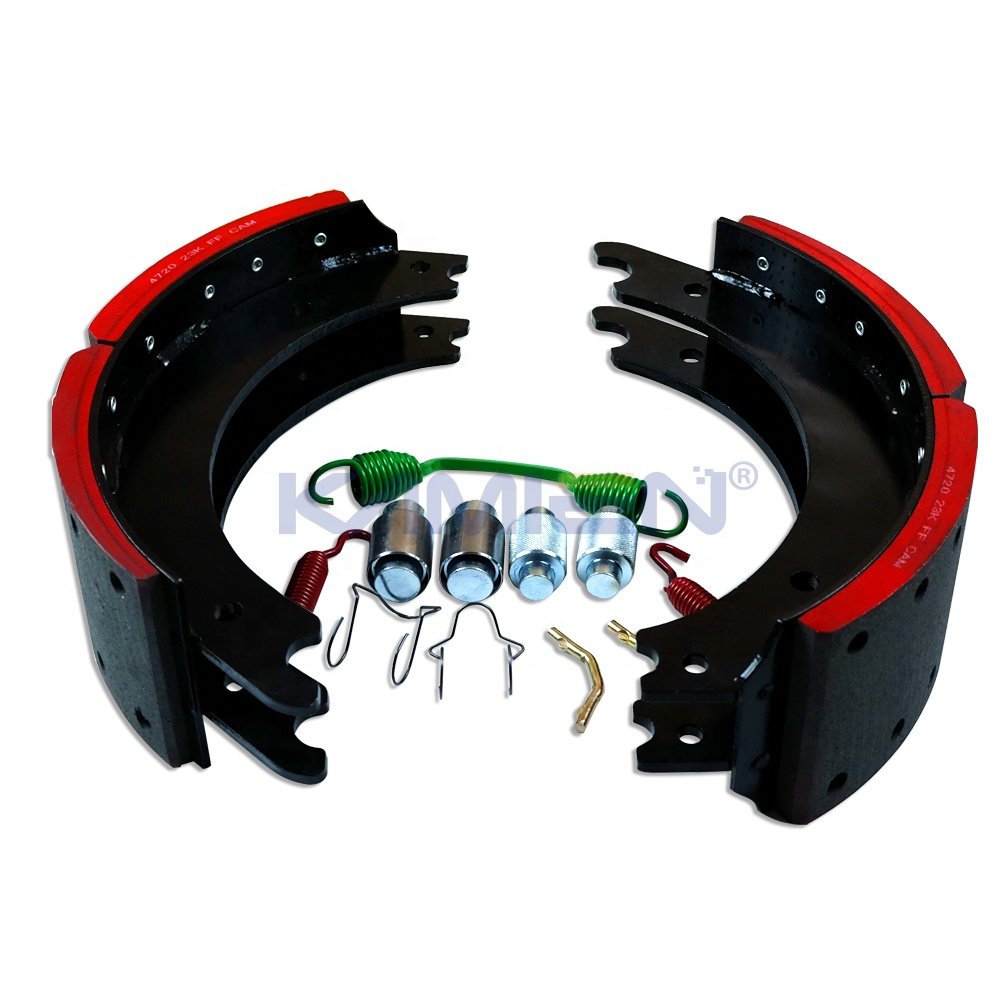 High Quality Brake Shoes Wholesale Brakes Metal Material 4720 Brake Shoes Linings Shoes Kit for Trucks Vehicles with Hardware