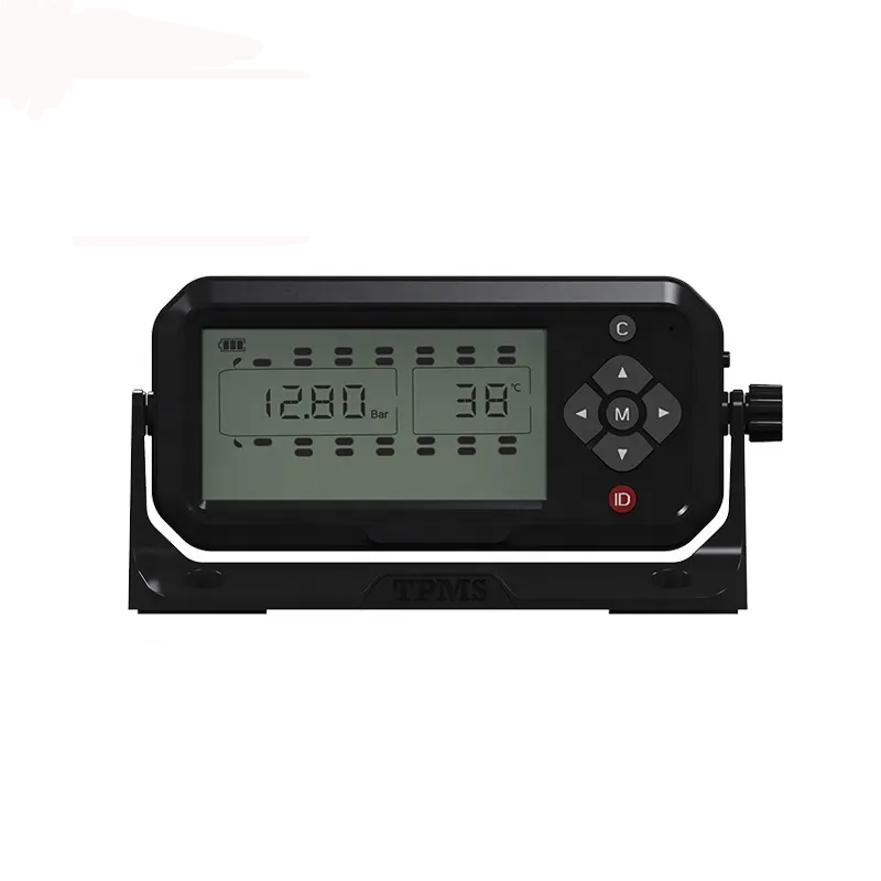 Wholesale 26-Wheel Truck Model Full Viewing Angle LCD Screen Universal Wireless Smart Tire Pressure Monitor TPMS Tire Gauges