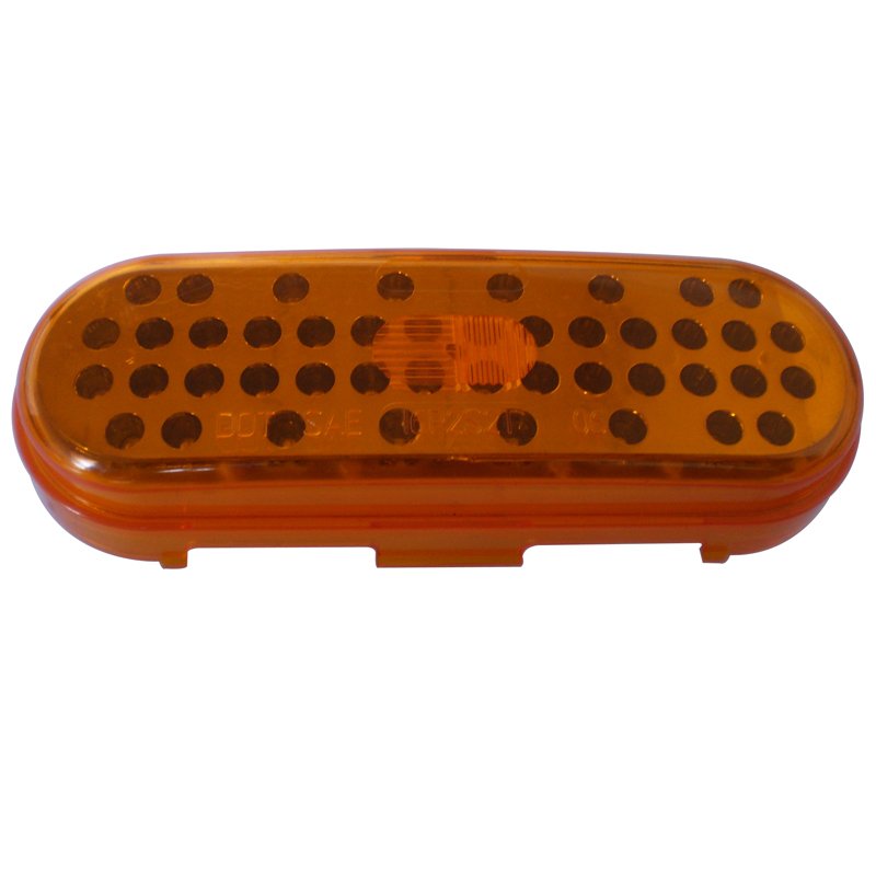 High Brightness 12V 24V 6 Inch Oval 26 Piranha Leds Truck Brake Light Stop Light Backup Reversing Lamp Trailer Boat Lorry