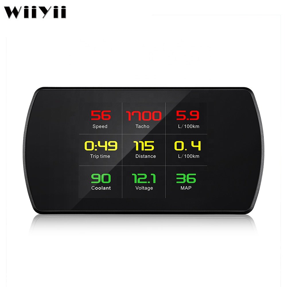 OBD2 GPS Smart Gauge LCD Speedometer Multi-function OBD2 Digital Meter Car HUD T812