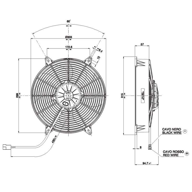 Bus Parts air Conditioning Fan Spal Fan 24V for VA59-BP70/LL-68A-88S Suitable Forchina Bus Parts Accessories Kinglong Higer Bus