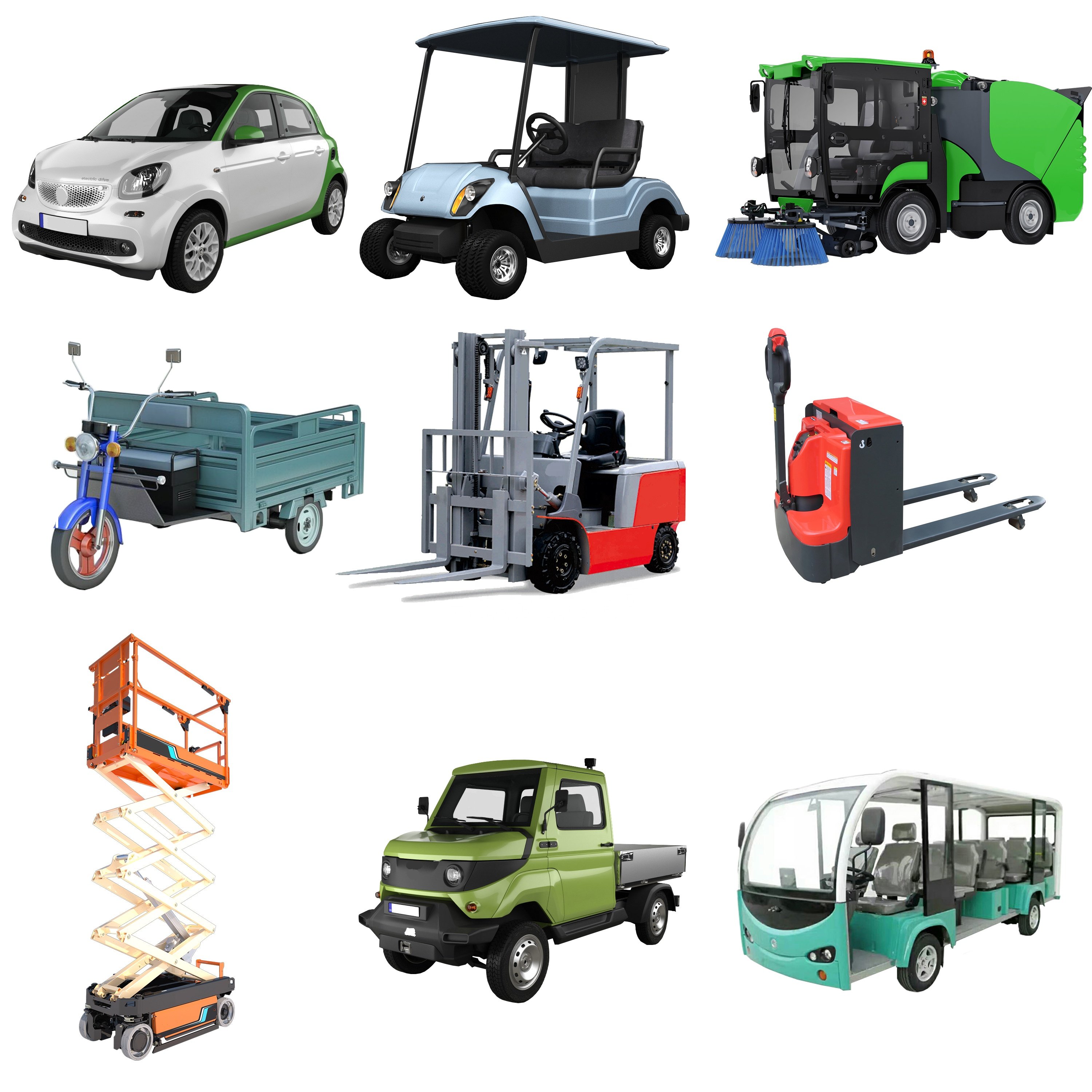 Cargo Van 25kw, 144v Regenerative Braking for EV Car Electric Vehicles Ac Induction Motor Conversion Kit