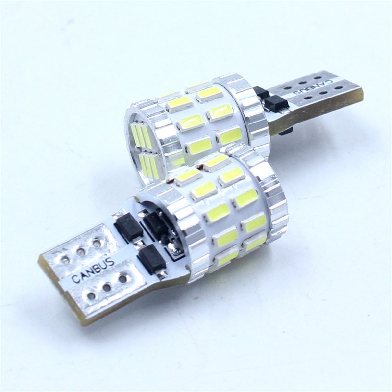 T10 501 Canbus 30 SMD LED Bulbs W5W 194 168 3014 Car Auto LED Interior Clearance Lights Bright Reading Lamps for VW Cars