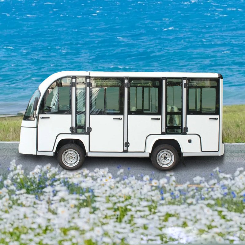 2024 New Design Sightseeing Bus Four Wheel Electric Pickup Truck for Reception