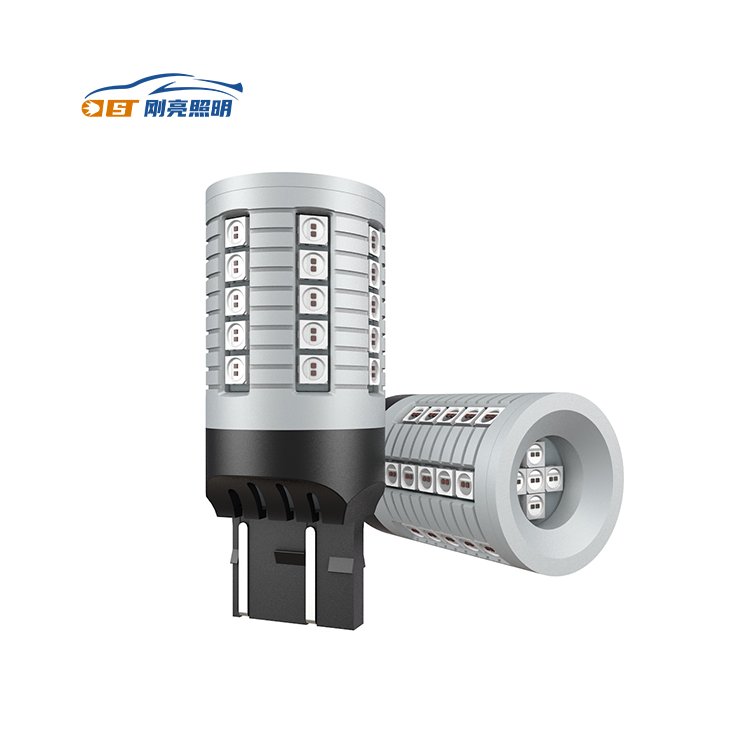 2024 Turn Signal Brake Backup Tail Light 30w 45smd 3030 No Hyper Flash Canbus 1156 3156 7440 Ba15s P21w Orange Bau15s Led Bulb