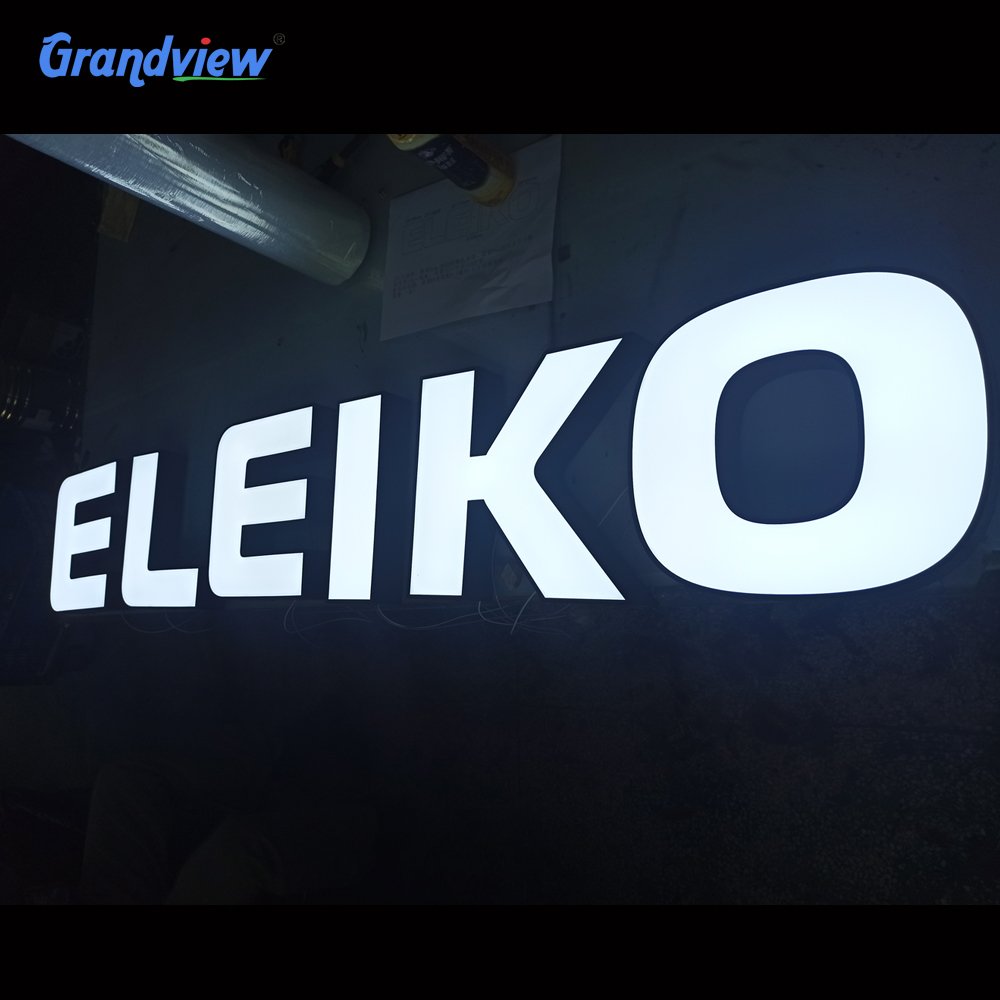 Company Signs Led Acrylic Letter Sign Channel Letters Outdoor 3D Acrylic Front Lit Led Shop Sign Board