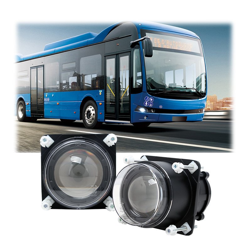 Emark ECE 3.5 Inch Led Headlight 90mm Low Beam Position Lights for SUV Bus Tractors Aluminum Led Head Lamp