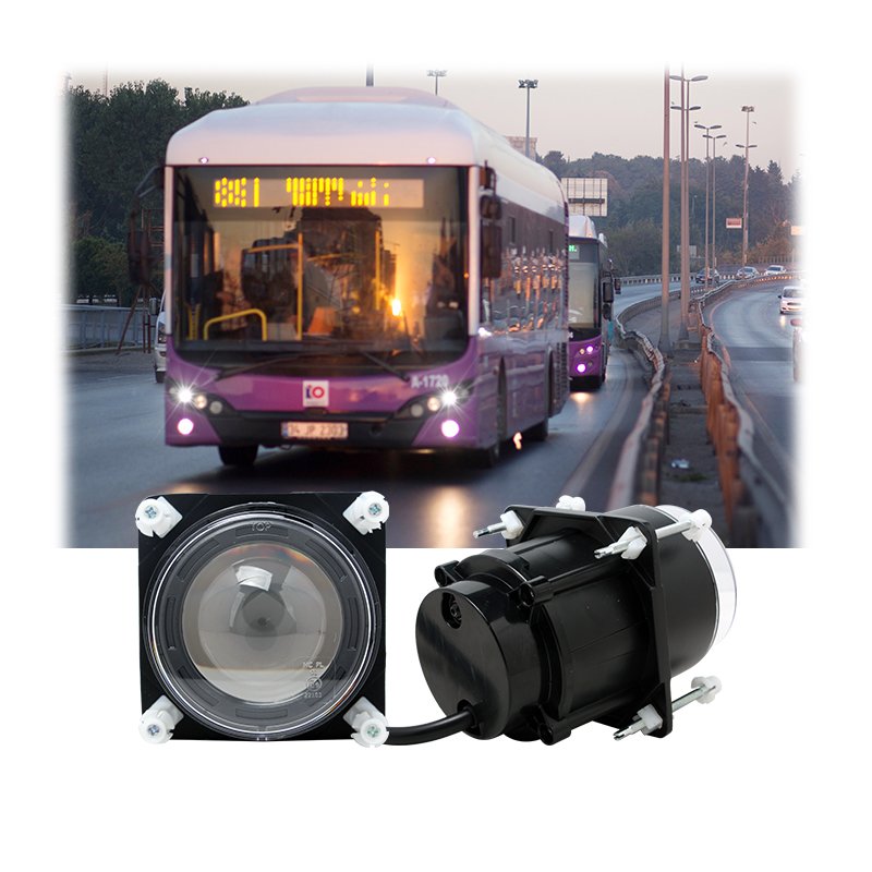 Emark ECE 3.5 Inch Led Headlight 90mm Low Beam Position Lights for SUV Bus Tractors Aluminum Led Head Lamp