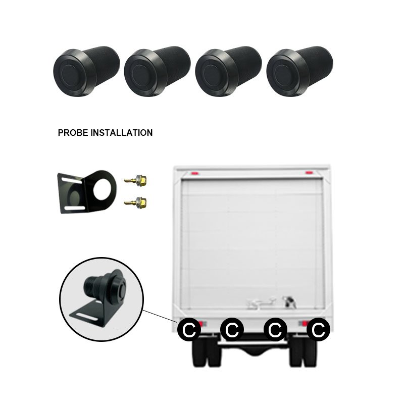 Original Brake Car-Parking-Sensor Car Parking Kit With 8 Sensors Led Display