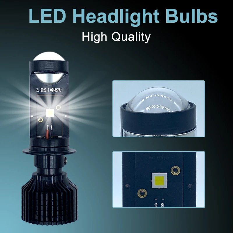 New Y10 Super Bright Projector Led Headlight Lens Mini H4 Led H7 Laser Headlight Bulbs 20000lm Bi Car Led Projector Lens Y10