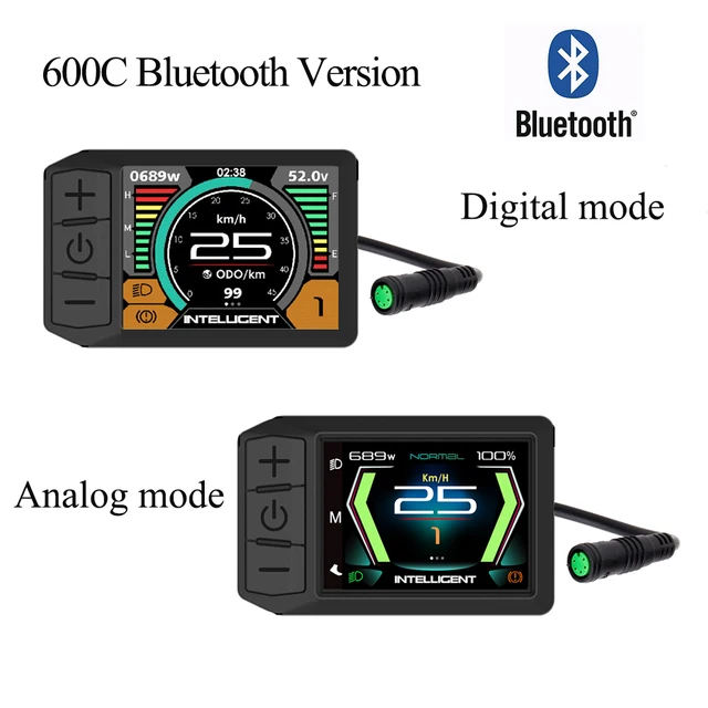 Bafang 600C TFT Display M510 M600 M500 M560 Motor Remove Speed Limit Set Wheel Diameter Dedicated Display Multilingual Display