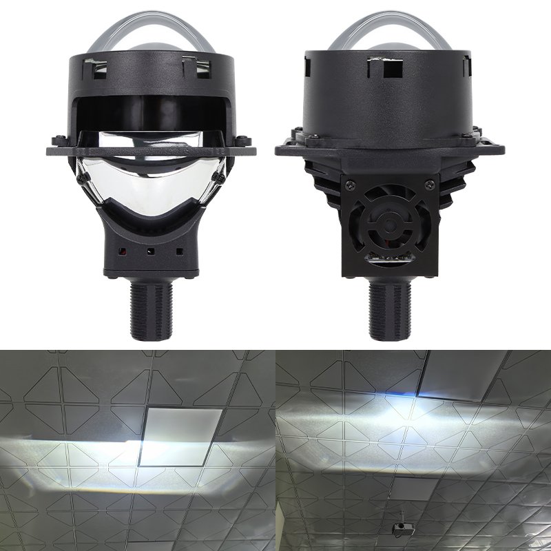 Car Accessories 3 Inch Bi LED Projector Lens Headlight Super Bright Automobile Lens Bulbs A9 Bi Led Lens Headlight