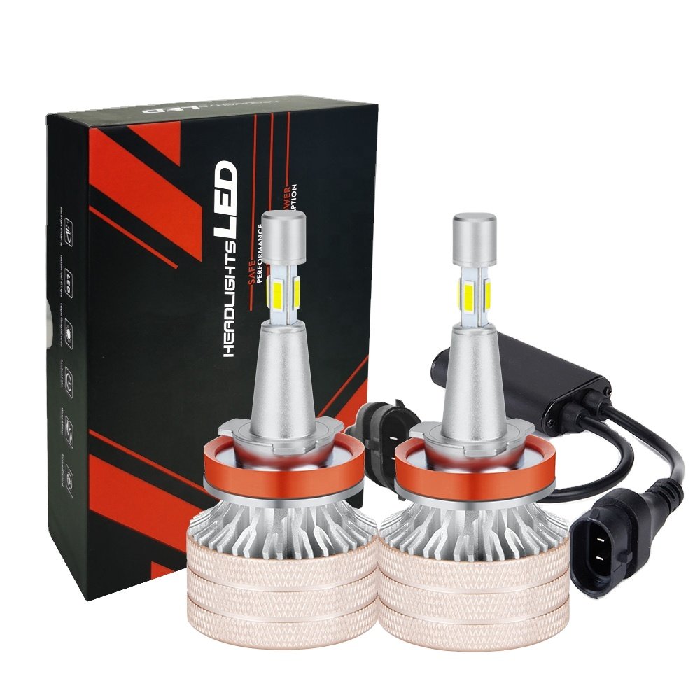 New H7LED Car Front Headlight Modification Accessories H4 55W High Power Car LED Headlight Light Bulb