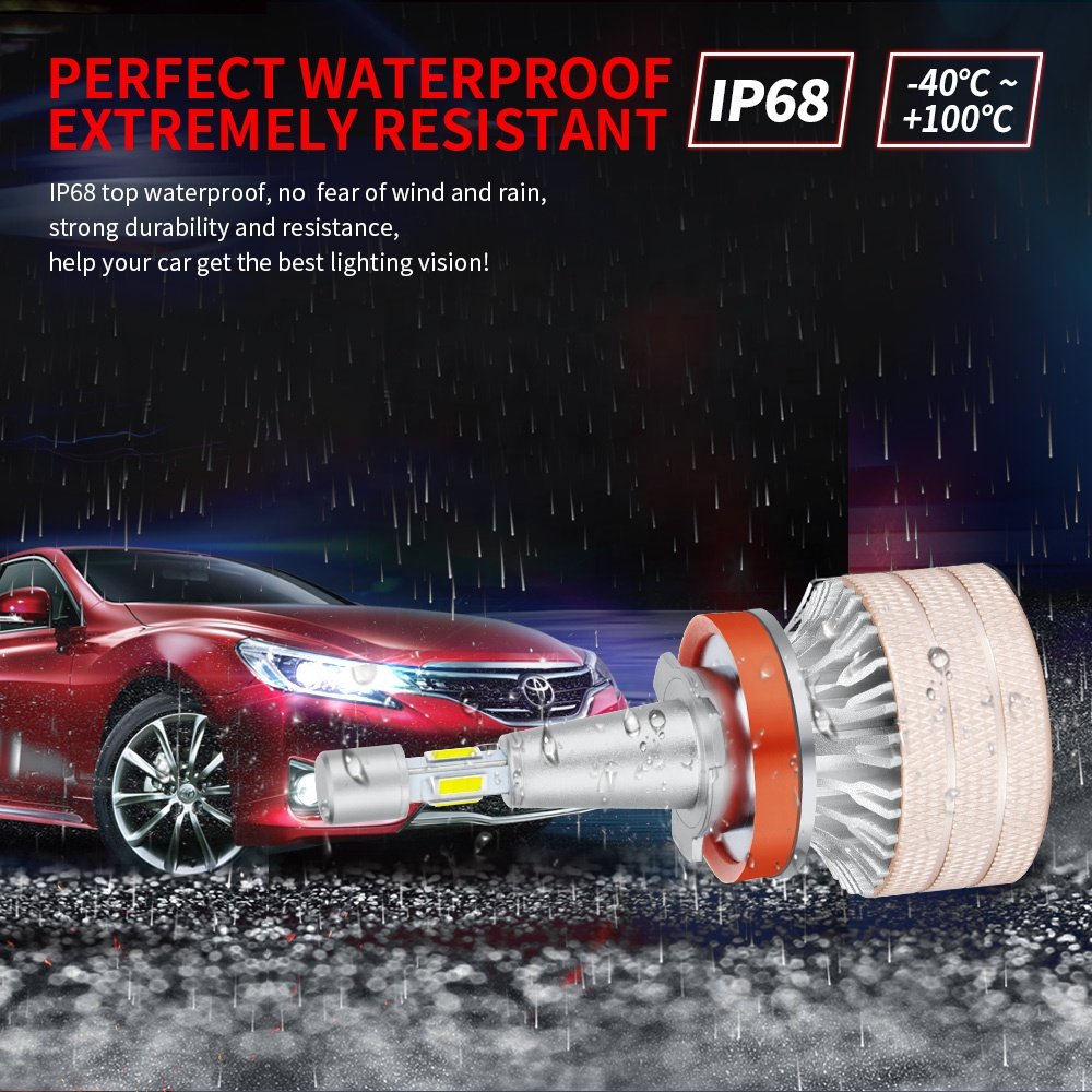 New H7LED Car Front Headlight Modification Accessories H4 55W High Power Car LED Headlight Light Bulb