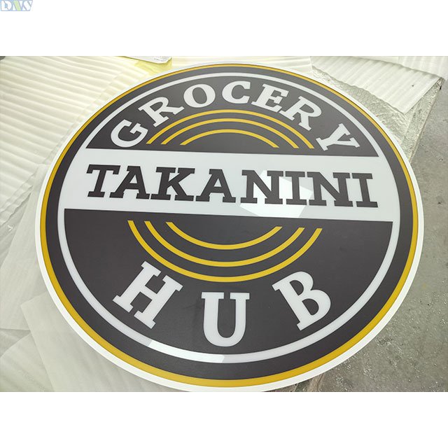 3d Letters Signage Outdoor Sign Custom Metal Sign Frontlit and Backlit Light Box