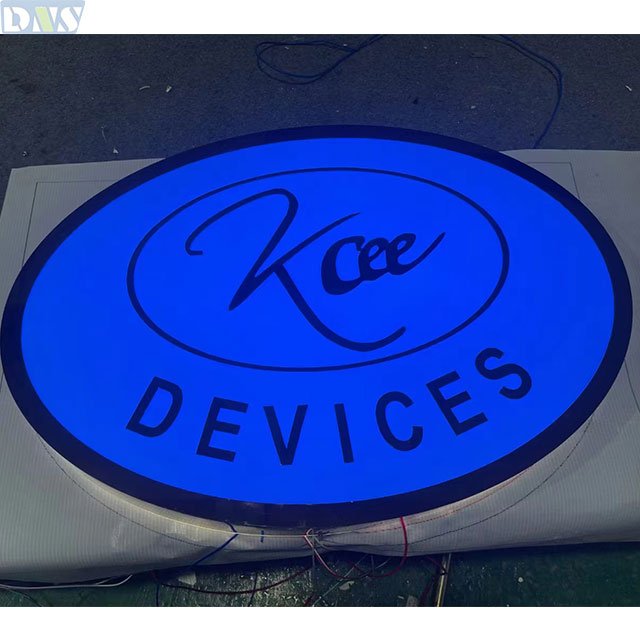 3d Letters Signage Outdoor Sign Custom Metal Sign Frontlit and Backlit Light Box