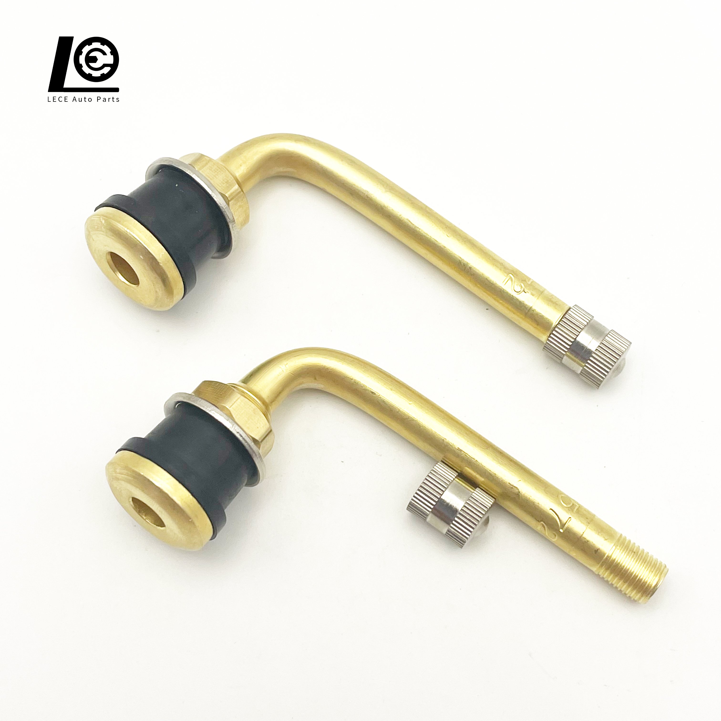 Tire Valves TR571C Truck Tire Valves New Brass Tubeless Tyre Metal Clamp for Bus and Truck Wheels Parts