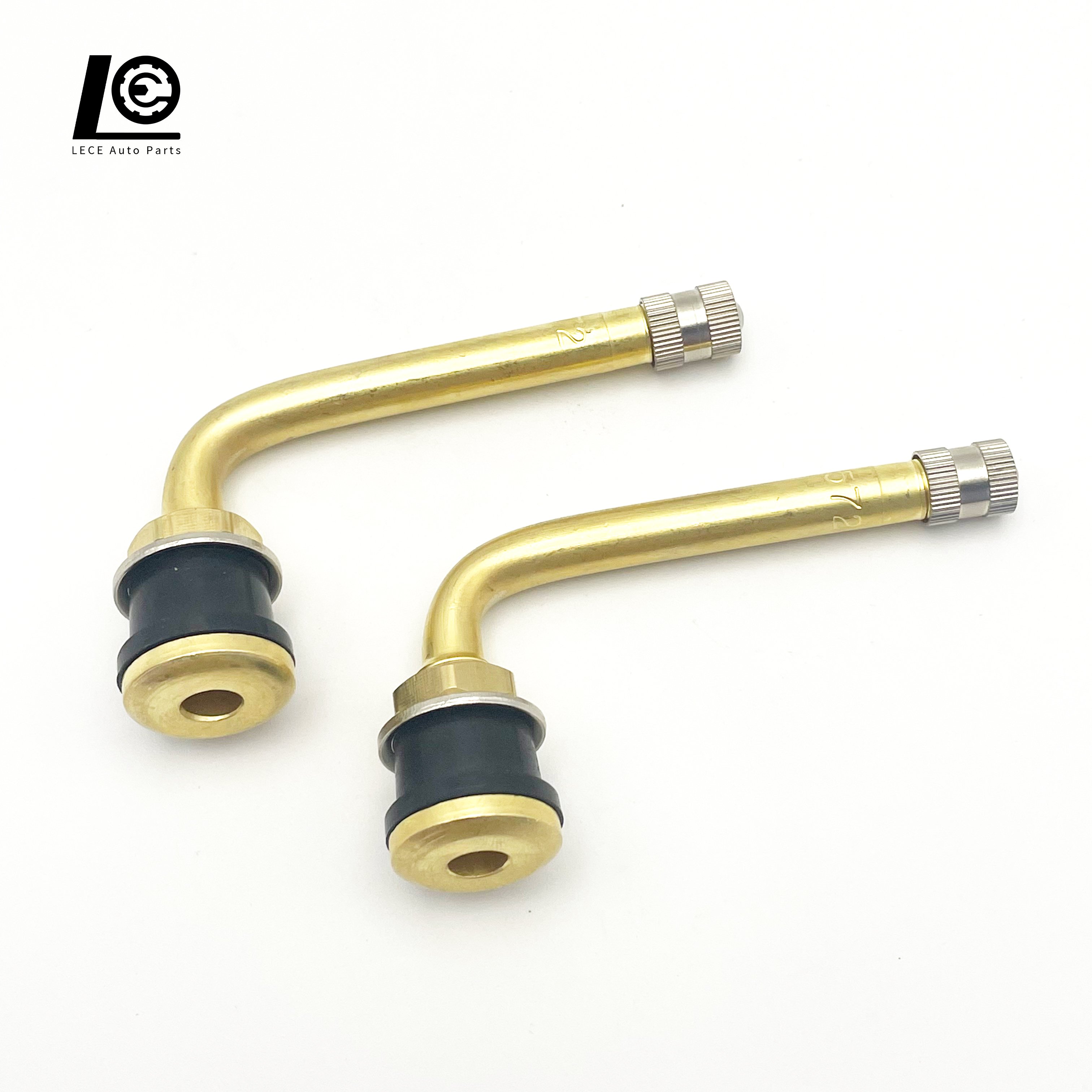 Tire Valves TR571C Truck Tire Valves New Brass Tubeless Tyre Metal Clamp for Bus and Truck Wheels Parts