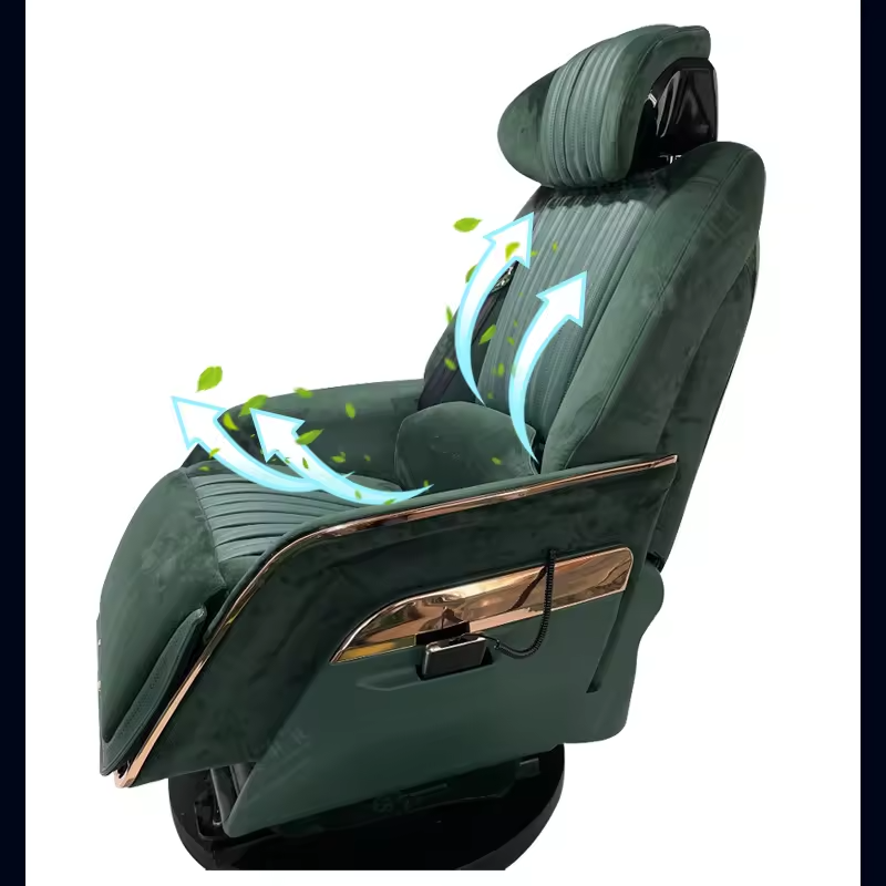 Luxury Car Seat Swivel Seat Luxury Electric Comfortable Seats for Automotive Interior Accessories, Multi-function Adjustable Sea