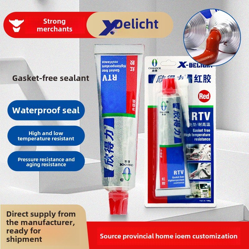 Xin Deli High Temperature Resistant Oil Resistant Silicone Sealant Sheet Industrial Engine Leak Prevention Pad-Free Sealant