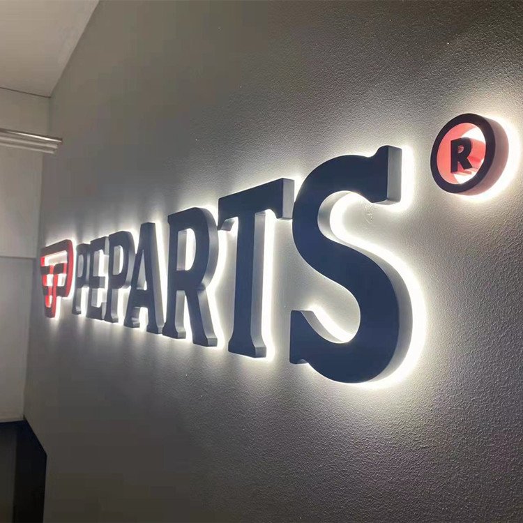 High Quality Stainless Steel Acrylic Black 3d Wall Outdoor Sign Letters Custom Signage