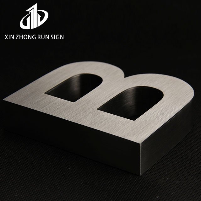 Custom Stainless Steel Metal Letters 3D Alphabet for Hotel